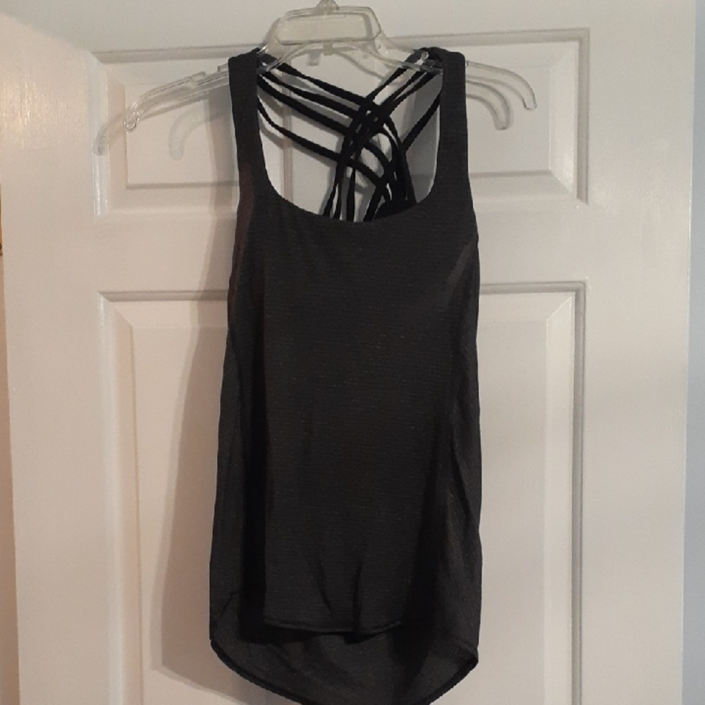 Black Strappy Exercise TOP